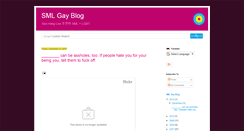 Desktop Screenshot of gayblog.seeminglee.com